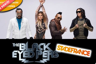 Place pour le concert des Black Eyed Peas le 24 juin au Stade de France à Paris + pack sandwich pour 65 € au lieu de 89 €