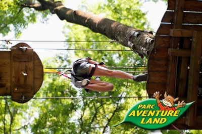 2 entrées à Aventure Land + 2h de parcours aventure à 19 € au lieu de 41 €