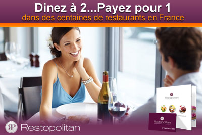 Carte Restopolitan à partir de 9,90 € : 1 repas acheté = 1 repas offert