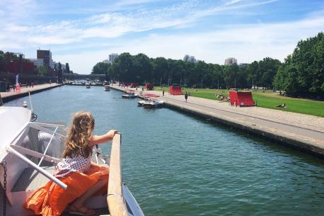 Croisière en navettes fluviales sur le canal de l'Ourcq à 1 ou 2 €