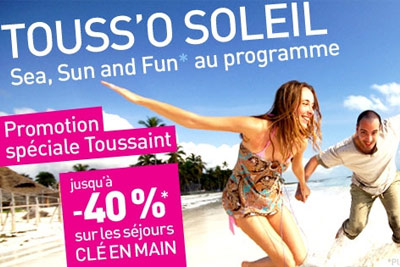 Vacances à prix réduit pour la Toussaint !