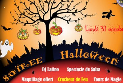 Soirée Halloween : dîner et animations gratuites insolites avec cracheur de feu, magicien et maquillage artistique 