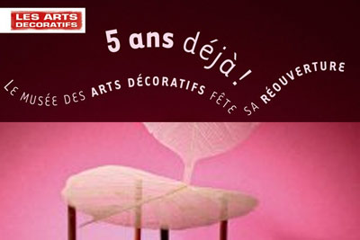 1 place achetée = 1 place offerte, visites guidées et animations gratuites au Musée des Arts Déco