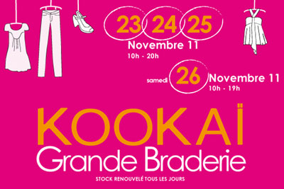 Grande braderie Kookaï