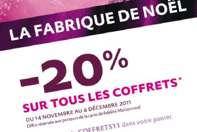 -20% sur tous les coffrets Noël Marionnaud