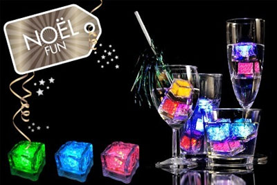 12 glaçons LED multicolores à 19 € au lieu de 44 €