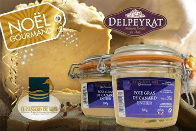 2 foie gras entier Delpeyrat à 34,99 € au lieu de 50,40 €