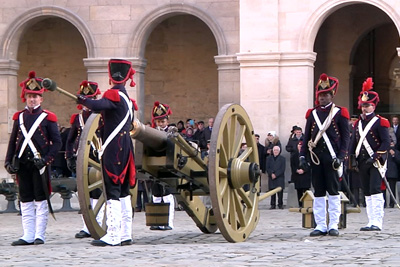 Démonstration gratuite de manoeuvres d'artillerie pour la Sainte Barbe