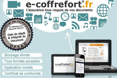 E coffrefort PackPro pendant un an de capacité illimitée à 39,90 € au lieu de 86,40 €