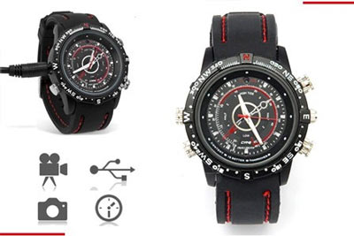 Montre espion caméra HD waterproof clé USB pour 39 € au lieu de 99 €