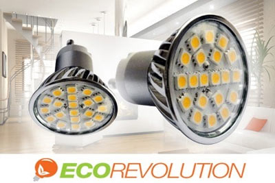 Lot de Trois Lampes LED Révolution à 21,90 € au lieu de 95 €
