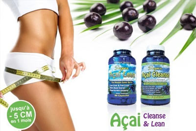 Pack Super Acai Cleanse et Super Acai Lean de 1 mois à 22,90 € au lieu de 100 €