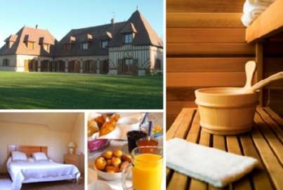Week-end en amoureux au cœur de la Basse-Normandie PDJ + Sauna à 119 € au lieu de 274 €
