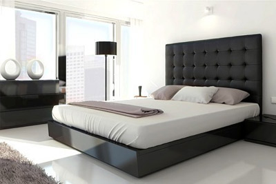 Tête de lit capitonée en simili cuir pas chère dès 99,90 € au lieu de 179 €