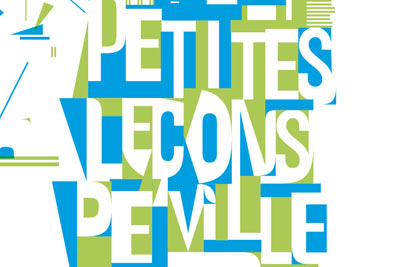 Petites Leçons de Ville, conférence gratuite sur le thème 