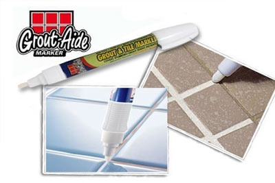 2 stylos blanchisseurs de joints Grout-Aide Marker à 14,99 € au lieu de 35 €