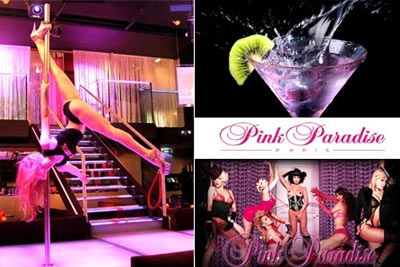 2 entrées Pink Paradise + 1 bouteille de Champagne et lap dance à 89 € au lieu de 259 €