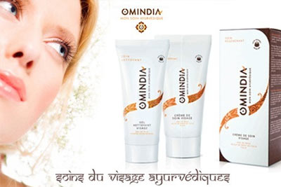 Coffret de 3 soins visage Ayurvédiques Omindia à 24,90 € au lieu de 54,50 €