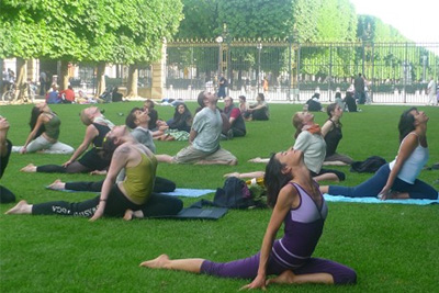 Cours de Yoga gratuit en plein air