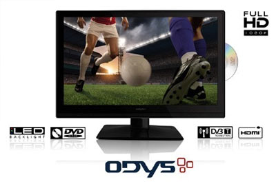 TV full HD et lecteur DVD intégré Odys Ecco 22 pouces à 185,99 € au lieu de 279 €