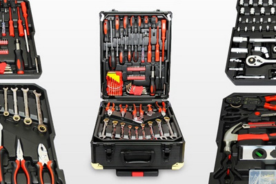 Valise à outils transportable 186 pièces à 129,90 € au lieu de 289 € 