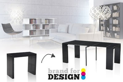 Table extensible 4 en 1 Brand for Design à 299 € au lieu de 629 €