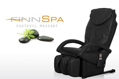 Fauteuil massant design Finn Spa à 899 € au lieu de 1999 €