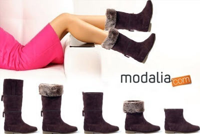 Paire de bottes transformables sur Modalia.com à 29,90 € au lieu 65 €