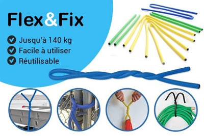 Lot de 20 accroches Flex and Fix à 19,90 € au lieu de 39,90 €