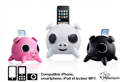 Enceinte iPig pour iPod à 44,90 € au lieu de 109 €