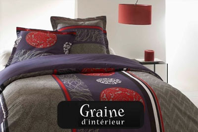 Parure de lit Graine d'Intérieur, 8 modèles au choix à 35,90 € au lieu de 99 €