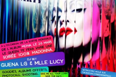 Soirée 100% Madonna avec en exclusivité la sortie mondiale de son nouvel album 