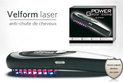 Brosse Velform laser anti-chute de cheveux à 69 € au lieu de 149 €