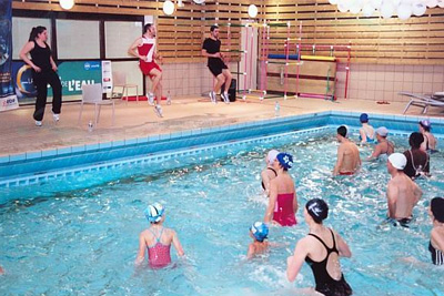 Cours d'aquagym gratuit le dimanche matin