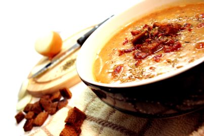 Soupe offerte dans le Grand Palais