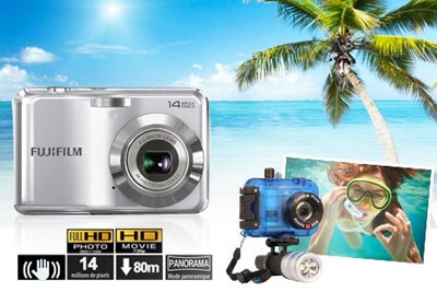 Appareil photo numérique Fujifilm AV200 et son caisson étanche à 179 € au lieu de 359 €