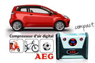 Compresseur AEG compact pour un gonflage efficace dès 39 € a lieu de 89 €