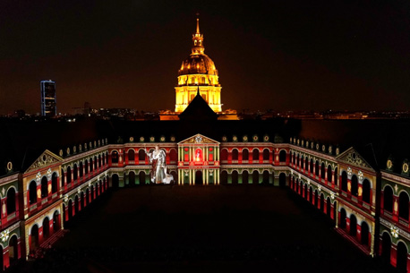 Nuit aux Invalides 2021, spectacle INSOLITE son, lumière et projections laser 4K