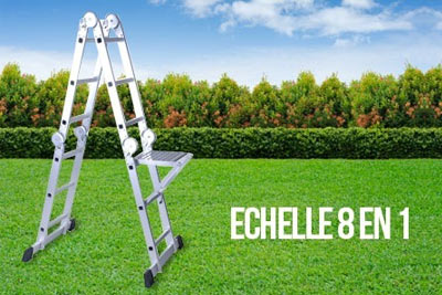 Echelle transformable multifonctions 8 en 1 pour 79 € au lieu de 179 €