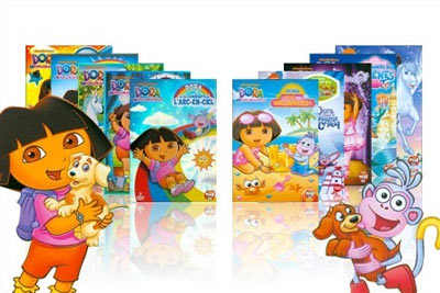 5 DVD Dora l’exploratrice à 29,90 € au lieu de 64,50 €