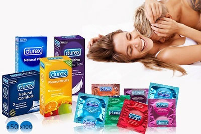 Mix de 50 préservatifs Durex à 26,99 € au lieu de 40 €