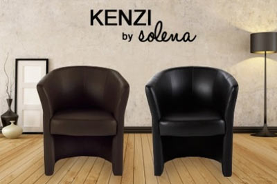 Fauteuil cabriolet KENZI by Solena en simili cuir à 69,90 € au lieu de 179,90 €