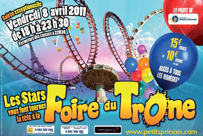 Invitations gratuites pour les manèges de la Foire du Trône pour les habitants du 7ème