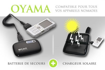Batterie solaire de secours Oyama à 19,90 € au lieu de 59,80 €