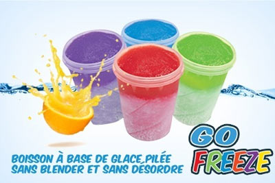 Glace pilée avec un Kit Go Freeze à 14,99 € au lieu de 35 €