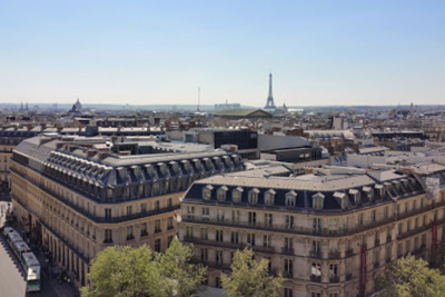 Terrasse gratuite avec une magnifique vue sur Paris