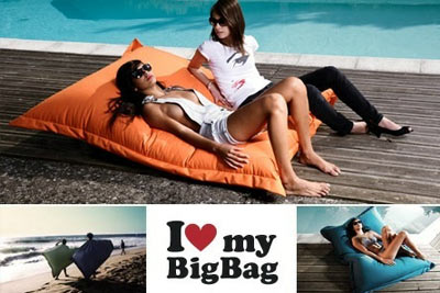 Pouf coussin intérieur/extérieur Big Bag à 59,90 € au lieu de 109,95 €