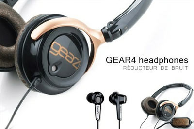 Casque Gear4 réducteur de bruit, 2 modèles au choix dès 12,99 € au lieu de 54,99 € 