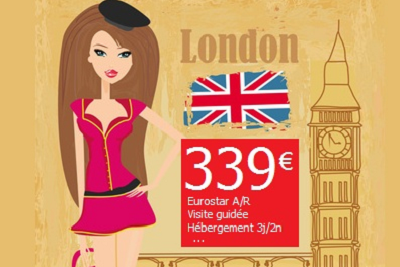 Week-end entre amis  à Londres : 339 € tout compris (eurostar, hébergement et visite guidée)