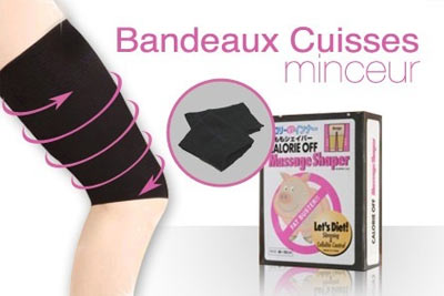 Paire de Bandeaux cuisses minceur à 12,99 € au lieu de 19,99 €